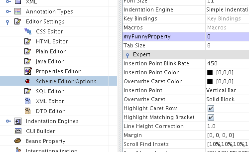 Scheme Editor Options